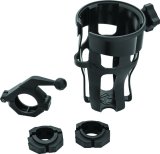 Kuryakyn Reflex Drink Holder With Bar Mount Universal Black thumbnail 1