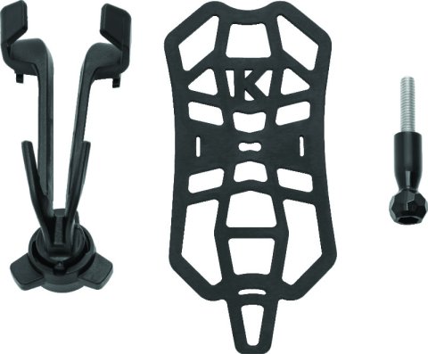 Kuryakyn Free-Flex Device Holder Perch Screw Mount Black