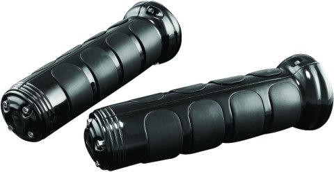 Kuryakyn ISO-Grips With OEM Heated Grip 06-20 Honda GL1800 Black thumbnail 2