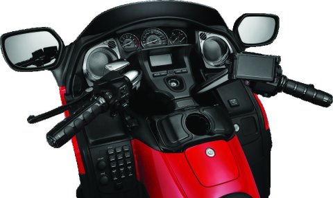 Kuryakyn ISO-Grips With OEM Heated Grip 06-20 Honda GL1800 Black thumbnail 3