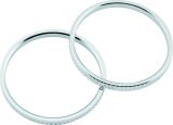 Kuryakyn Knurled Accent Rings Chrome (Pair) thumbnail 1