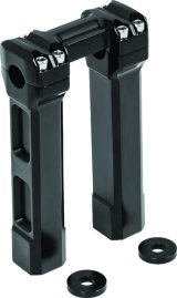 Kuryakyn 8inch Billet Handlebar Risers Black thumbnail 1