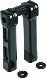 Kuryakyn 8inch Billet Handlebar Risers Black thumbnail 2