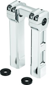 Kuryakyn 8inch Billet Handlebar Risers Chrome thumbnail 2