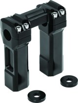 Kuryakyn 5inch Billet Handlebar Risers Black thumbnail 1