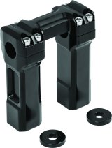 Kuryakyn 5inch Billet Handlebar Risers Black thumbnail 2
