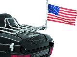 Kuryakyn Flag With Universal 1/2inch Vertical Mount Chrome thumbnail 1
