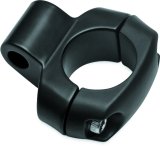 Kuryakyn Mirror Adapter 1inch Bars Mount Satin Black thumbnail 2