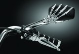 Kuryakyn Skeleton Hand Mirrors Chrome/Black thumbnail 2