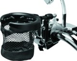 Kuryakyn Drink Holder Mesh Basket with Perch Mount Universal Gloss Black thumbnail 4