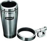Kuryakyn Drink Holder With Stainless Steel Mug 1 inch Bar Clamp Chrome thumbnail 2