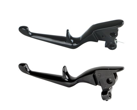 Kuryakyn Trigger Levers 21-23 and select 24-25 Touring Gloss Black thumbnail 1