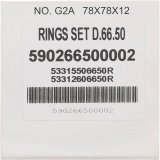 Vertex Pistons 87-06 YFZ 350 Banshee Piston Ring - 66.500mm thumbnail 1