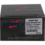 Vertex Piston 22-24 Honda CRF 250 R 250cc Forged Replica Piston Kit thumbnail 2
