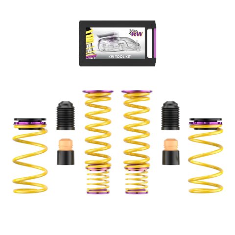 KW 2020+ Chevrolet Corvette C8 (w/ Electronic Dampers & OE Noselift) Height Adjustable Spring Kit thumbnail 1