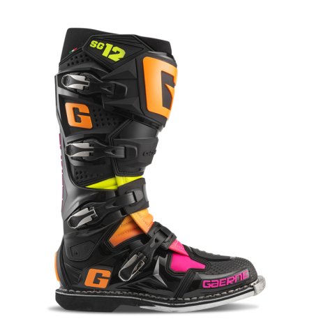 Gaerne SG12 Limited Edition Boot Black/Orange/Pink - Size 7 thumbnail 4