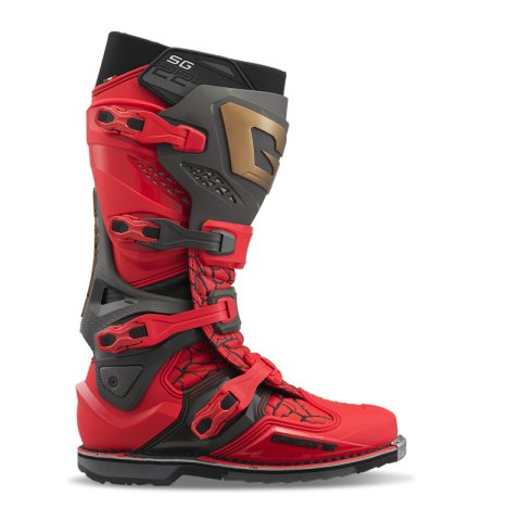 Gaerne SG22 Limited Edition MAGMA MJK LE Boot Deep Black/Fiery Red Size 10.5 thumbnail 5