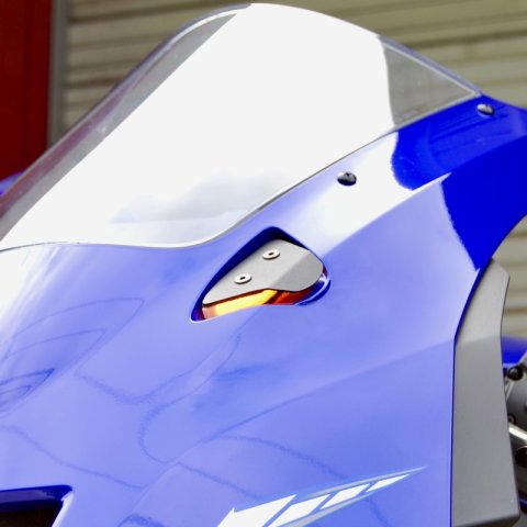 New Rage Cycles 25+ Yamaha R9 Mirror Block Off Turn Signals thumbnail 5