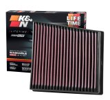 K&N 2017 Chevrolet Silverado 2500HD V8-6.6L DSL Replacement Drop In Air Filter thumbnail 5