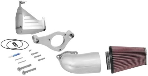 K&N 2017 Harley-Davidson H/D Touring Models AirCharger Performance Intake - Chrome thumbnail 2