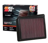 K&N 2017 Nissan Titan V8-5.6L F/I Drop In Replacement Air Filter thumbnail 3