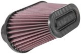 K&N Universal Air Filter - 3in Dual Flange / 10x5.125in Base / 6.375x3.0625in Top / 5.5in Height thumbnail 1