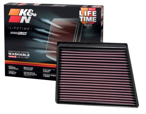 K&N 2015 Jaguar F-Pace V6-3.0L F/I Left Side Replacement Drop In Air Filter thumbnail 5