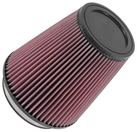 K&N Filter Universal Rubber Filter 5 inch Flange 6 1/2 inch Base 4 3/8 inch Top 7 inch Height thumbnail 5