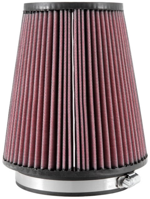 K&N Filter Universal Rubber Filter 5 inch Flange 6 1/2 inch Base 4 3/8 inch Top 7 inch Height thumbnail 9