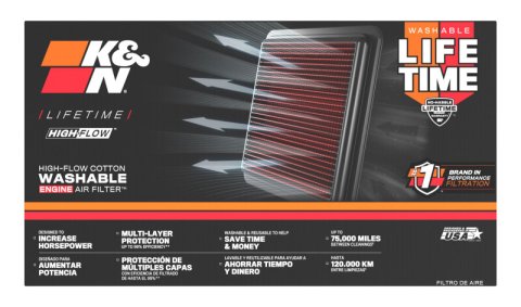 K&N 02-05 Ford Explorer/Mercury Mountaineer / 03-05 Lincoln Aviator Drop In Air Filter thumbnail 9