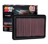 K&N 17-18 Honda Civic Type-R L4-2.0L F/I Turbo Replacement Drop In Air Filter thumbnail 3