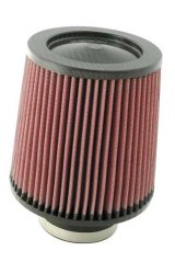 K&N Round Tapered Universal Air Filter 3 inch Flange 6 inch Base 5 inch Top 6 inch Height thumbnail 3