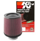 K&N Round Tapered Universal Air Filter 3 inch Flange 6 inch Base 5 inch Top 6 inch Height thumbnail 7