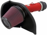 K&N 08-11 WRX/STi 2.5L H4 Red Typhoon Short Ram Intake thumbnail 1
