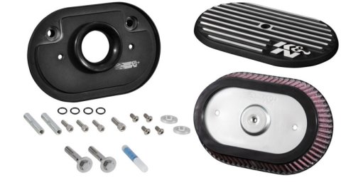 K&N Street Metal Intake System for 12-16 Harley-Davidson Road King 103cl Side Draft Touring thumbnail 4