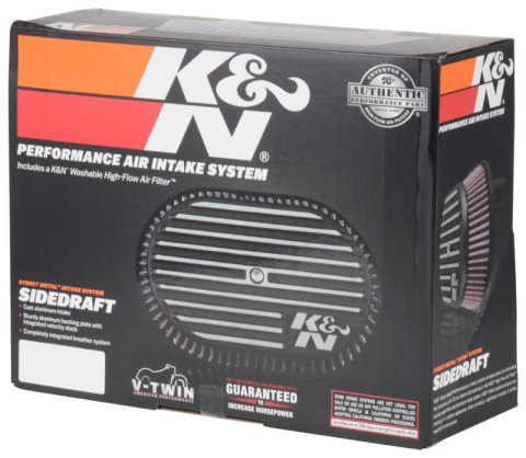 K&N Street Metal Intake System for 12-16 Harley-Davidson Road King 103cl Side Draft Touring thumbnail 8
