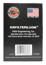 K&N Universal Round Clamp-On Air Filter 3in Flange ID x 6in Base OD x 4.625in Top OD x 3in Height thumbnail 6