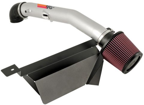 K&N 06-08 Pontiac Solstice / Saturn Sky L4-2.4L Silver Typhoon Short Ram Intake thumbnail 1