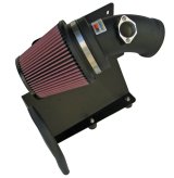 K&N 01-05 BMW M3 E46 Wrinkle Black Typhoon Short Ram Intake thumbnail 2