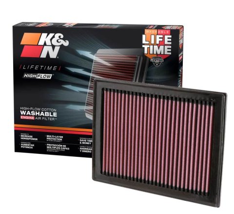 K&N 08 Nissan Sentra 2.5L Drop In Air Filter thumbnail 7