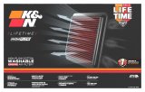 K&N 01-07 Mitsubishi Montero / 00-10 Pajero Drop In Air Filter thumbnail 7