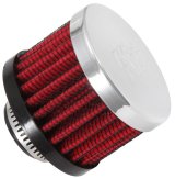 K&N 0.625 inch ID 2 inch OD 1.5 inch H Clamp On Crankcase Vent Filter thumbnail 4