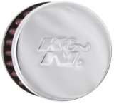 K&N 0.625 inch ID 2 inch OD 1.5 inch H Clamp On Crankcase Vent Filter thumbnail 6