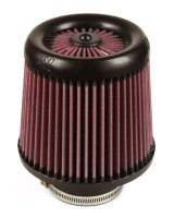 K&N Filter Universal X Stream Clamp-On 3 inch Flange 6 inch Base 5 inch Top 5 9/16 inch Height thumbnail 7
