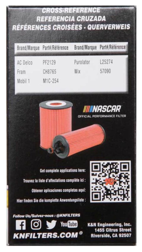 K&N 05-10 Saab 9-3 2.8L / 10-11 Camaro 3.6L V6 / 04-11 Cadillac CTS / STS / SRX 2.8L / 3.0L / 3.6L V thumbnail 6