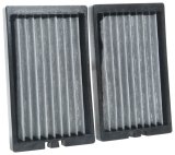 K&N 2018 Jeep Wrangler JL 2.0L/3.6L Cabin Air Filter - 2 Per Box thumbnail 2