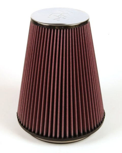 K&N Universal Chrome Filter 6 inch FLG / 7.5 inch Base / 4.5 inch Top / 9 inch Height thumbnail 7