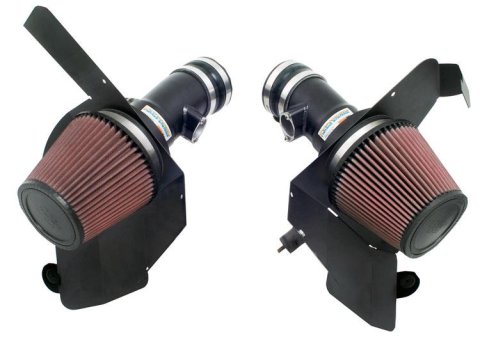K&N 06-07 BMW M5 5.0L Flat Black Typhoon Short Ram Intake thumbnail 1