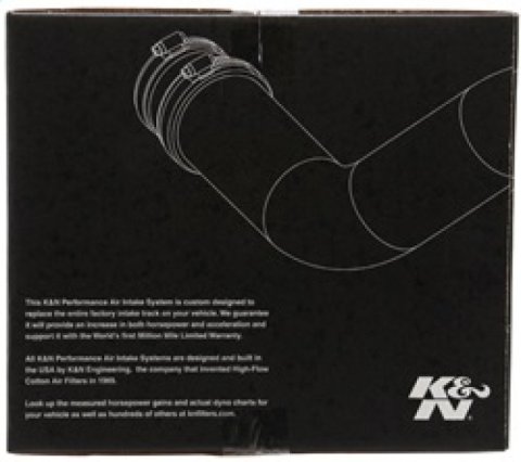 K&N 06-07 BMW M5 5.0L Flat Black Typhoon Short Ram Intake thumbnail 7