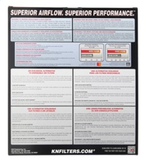 K&N 17-18 Alpha Romeo Giulia 2.9L V6 F/I Replacement Panel Air Filter thumbnail 6